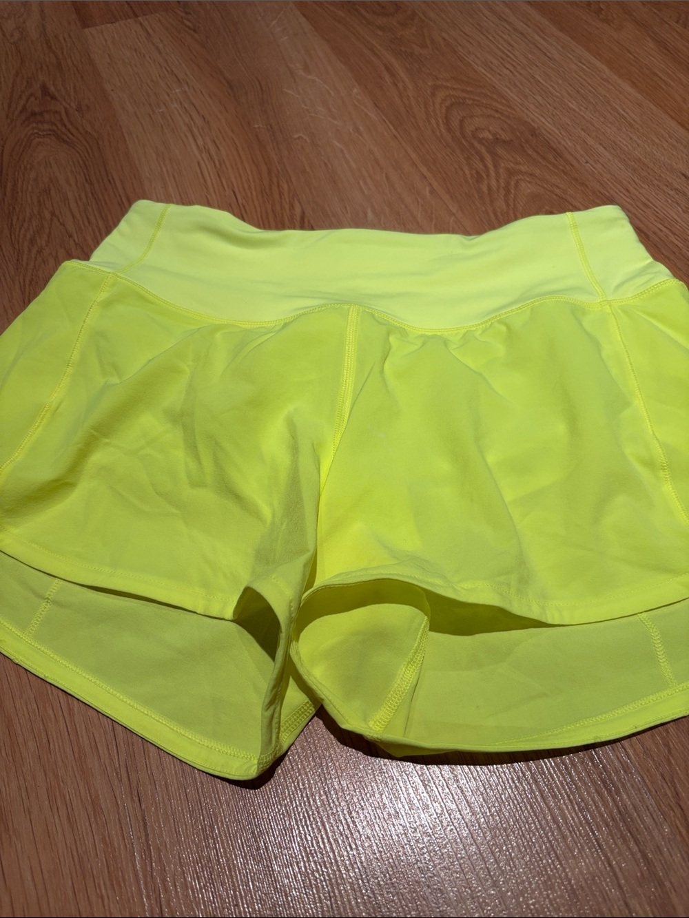 lululemon athletica Neon Yellow Performance Skort